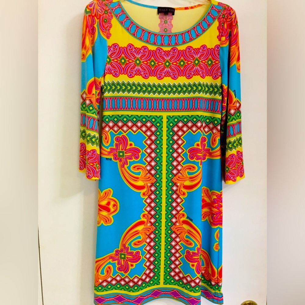 Hale Bob, size medium, EUC multicolored dress